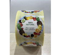 Наклейка "100% Natural без сахара"