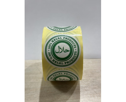Наклейка "100% HALAL"