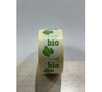 Наклейка  " bio мал"