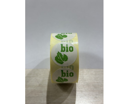 Наклейка  " bio мал"