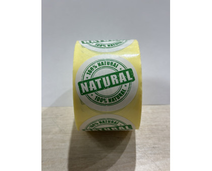 Наклейка "100% Natural 2"