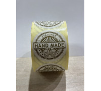 Наклейка "Hand made"