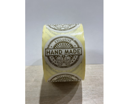 Наклейка "Hand made"