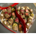 Сердце 2 отсека 35х10 (Красный)